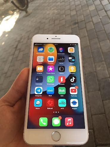iphone 7 pulus: IPhone 7 Plus, Rose Gold, Barmaq izi — 1