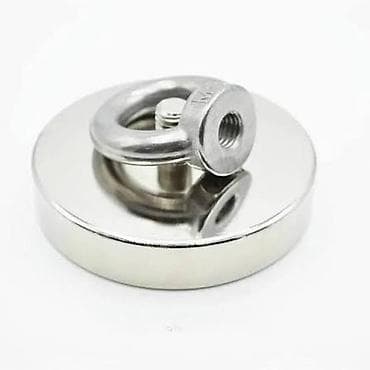 niva bar: 48 mm neodim qarmaqlı maqnit - Diametr: 48 mm - nikel örtüklü korpus — 2