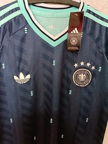 Futbolkalar: Futbolka, Adidas, S, rəng - Göy — 2