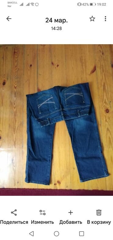 jaketler qadin ucun: 44-46 razmer cins walvar xxl — 8