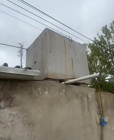 19 lt su: Demir su çəni – kvadrat formalı, damüstü quraşdırmaya uyğun - — 1