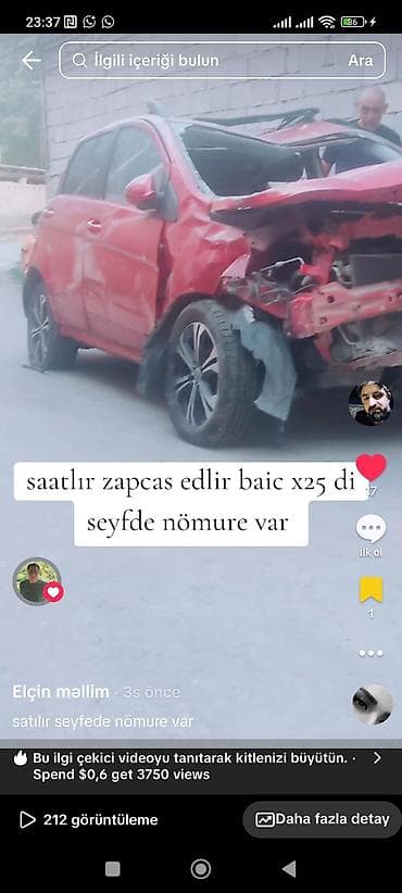 avto zapchasti: BAIC X25 – ehtiyat hissələrə sökülür - Model: BAIC X25 (krossover) - — 3