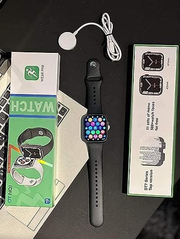 İşlənmiş, Smart saat, Sensor ekran, rəng - Qara