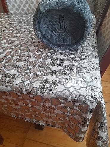 brend geyim: Kürk papaq – kişi üçün, boz rəng - Material: üst hissə sıx, qıvrım — 3