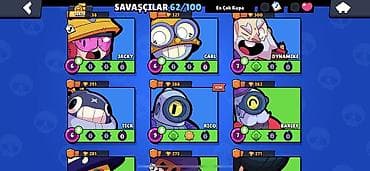 Playstation: Brawl Stars hesabı – geniş məzmunlu oyun profili( 5 ilik hesabdr — 8