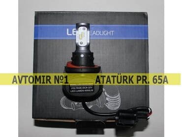 Lampalar: Led radiator h11 bundan başqa hər növ avtomobi̇l aksessuarlarinin — 1