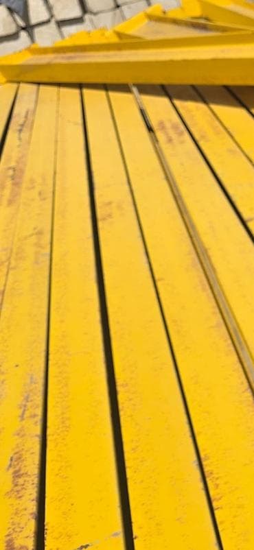 Metrəsi 20M Sarı rəngdə metal profillər/şüalar - Material: polad