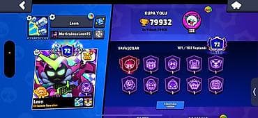 val: Brawl Stars hesabı – yüksək trofeyli və dolu kontent - Kupa yolu — 2