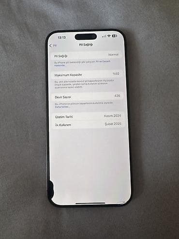IPhone 16 Pro Max, Qızılı, Face ID