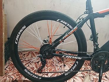 sport velosiped: CROSS dağ velosipedi - Çərçivə: yüngül ərintili, hardtail tipli, qara — 7