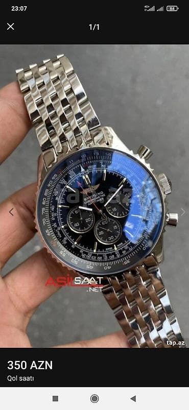 qol saat: Qol saatı, Breitling, rəng - Qara — 3