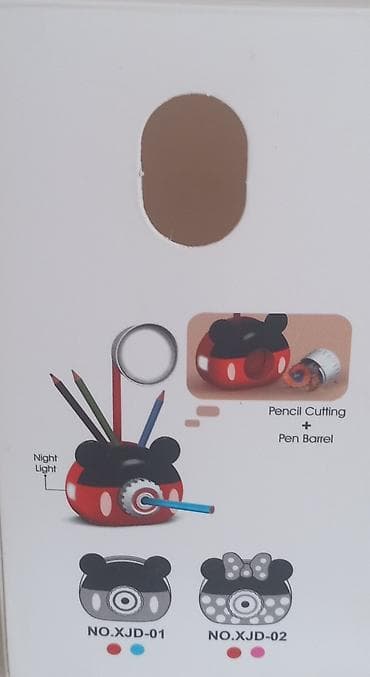 qelem: LED işıqlı elektrikli karandaş yonan + qələmqabı - Model: XJD-02 — 3