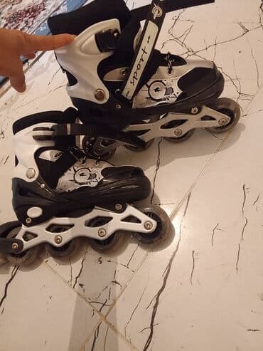 купить турник на стену: Inline skeyt (roller skates) – 4 təkərli, alüminium şassili model — 3