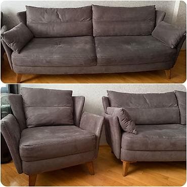 İşlənmiş, Divan, 2 kreslo