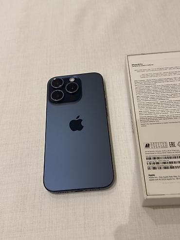 ikinci el iphone 13 pro max: IPhone 15 Pro, 128 GB, Blue Titanium, Face ID — 2