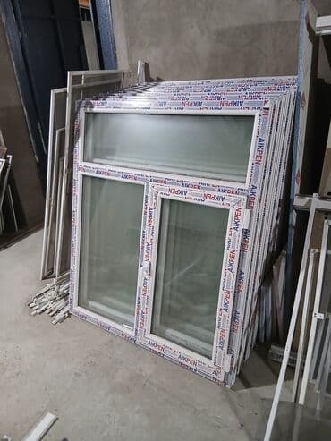 купить окно пластиковое бу: Новый Двухкамерное Пластиковое окно, Ширина: 120 см, Длина: 140 см — 3