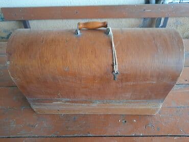 qedimi servizler: Mexaniki tikiş maşını – əl fırladıcı qolu ilə - Korpus: qara lak — 4