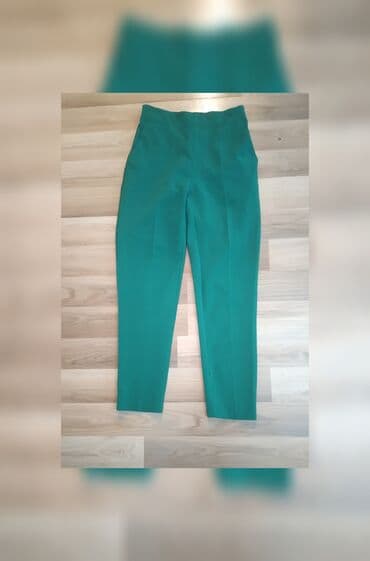 hamilə qadınlar ucun şalvarlar: Şalvar, rəng - Yaşıl — 1