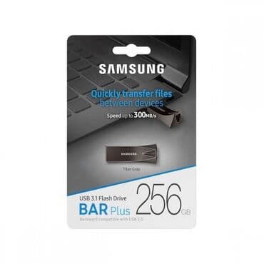 Чехлы и сумки для ноутбуков: Флеш карта Samsung, 256 ГБ, USB 3.1, Новый — 1