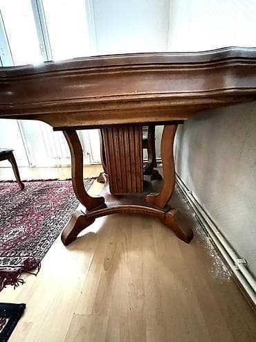 isdolar: Klassik masa, Açılan, Taxta, Dördbucaq masa — 4