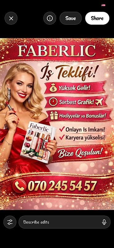 Anbar: Kosmetoloq tələb olunur, Faiz, Təcrübəsiz, Təlim — 4