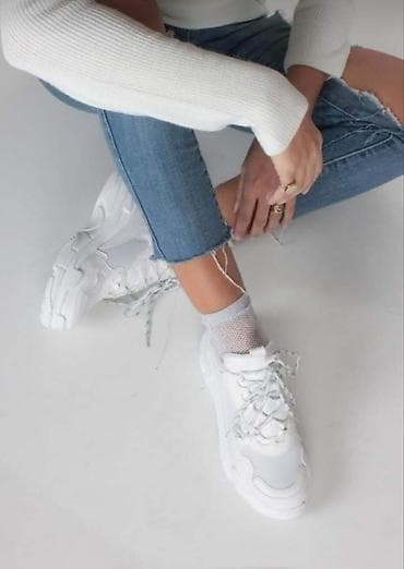 gel dirnaqlar: Ölçü: 39, rəng - Ağ, Yeni — 1