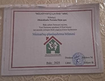 gencede ev: 2 otaqlı, 62 kv. m, Kredit yoxdur, Orta təmir — 8