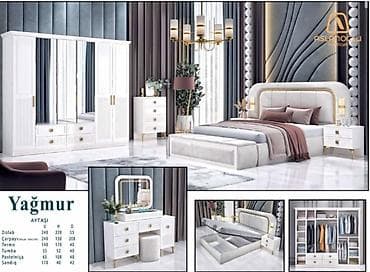 Yataq otağı dəstləri: İkinəfərlik çarpayı, Dolab, Termo, Tumba, Yeni — 1