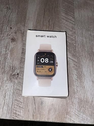 Yeni, Smart saat, Smart, Sensor ekran, rəng - Qara