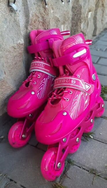 uşaqlar üçün tekerli krosovkalar: Roliklər, kaykaylar 🛼 🔹️4 təkərli roliklər 🔹️Hər ölçüsü var📏 — 1