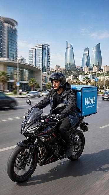 İş: Moto-kuryer tələb olunur, Gündəlik ödəniş, Təcrübəsiz — 1
