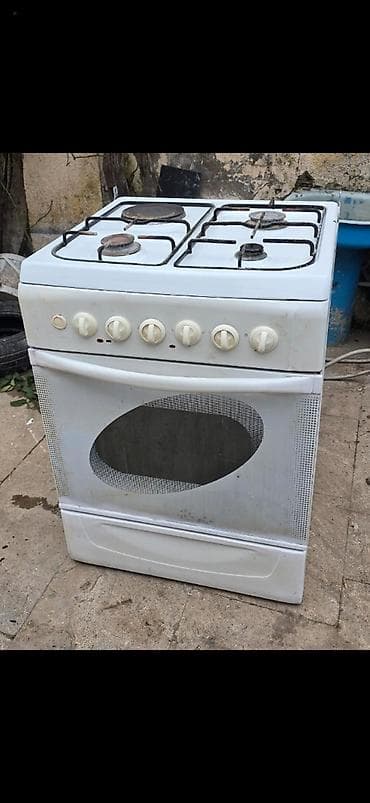 qaz soba: Qaz sobası Ayrıca dayanan, 4 gözlü, İşlənmiş — 1