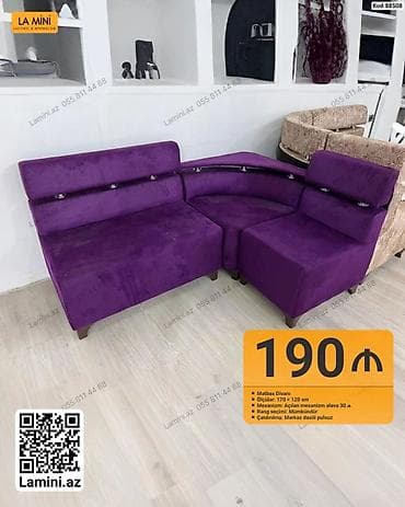 oturaca: Künc divan, Mətbəx üçün, Parça, Bazasız, Açılan — 1
