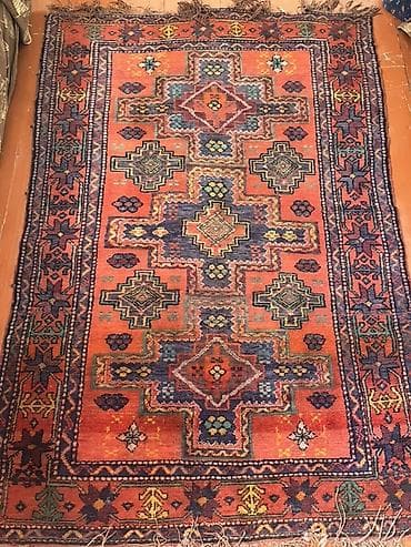 познание мира 4 класс мсо 1: Старинный ковёр, 1900 год, Азербайджан, Состояние: Хорошее — 1