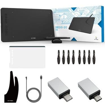 origimo tablet: Xp pen Deco 01 V2 böyük ölçülü qrafik tablet Xp-pen brendinin Deco — 1