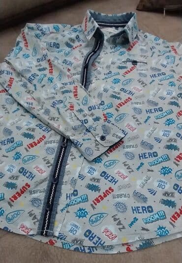 детские вязаные кофты: Köynek.oğlan.9-yaş uşaqa yaxşı olar.Uzun qol. AZ geyinilib.prablemi — 3