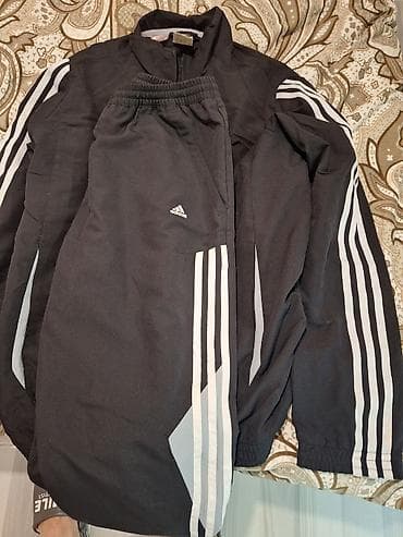 Спортивные костюмы: Мужской спортивный костюм, Adidas, M, цвет - Черный — 5