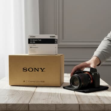 dji osmo pocket 3 qiyməti: Sony FX30 + Sigma 18-50 mm + Cage rig handler + SD Card + pocket dispo — 2