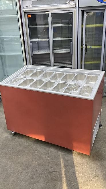 Dondurma/vitrin tipli soyuducu stend - 12 bölməli üst panel