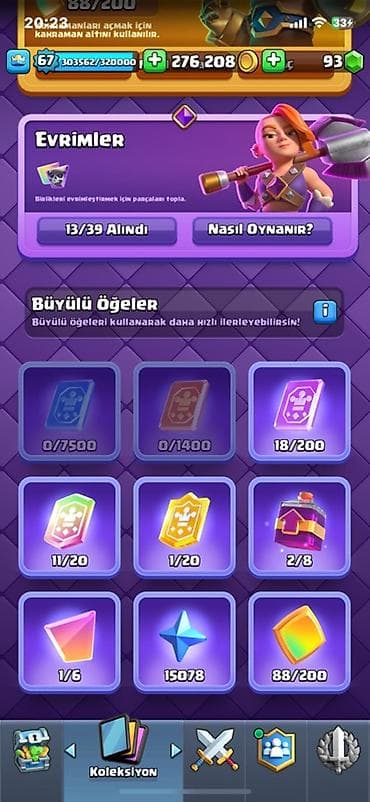 top messi: Clash Royale hesabı – güclü kolleksiya və yüksək göstəricilər - Kral — 5