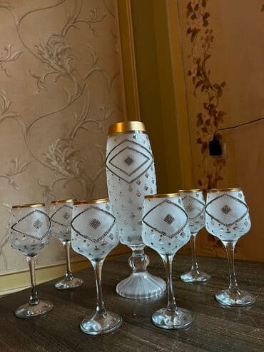 Süfrə qab-qacaqı: Qədəhlər, 6 ədədli dəst — 1