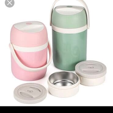 yaşıl pərdə: Rəng - Yaşıl, Yəmək üçün termos — 1