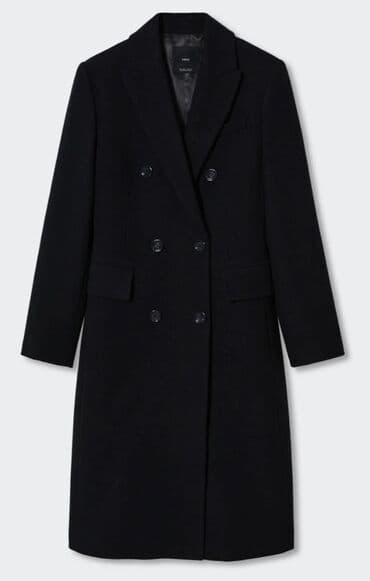 qadınlar üçün qısa paltolar: Palto, Mango, S, rəng - Qara — 1