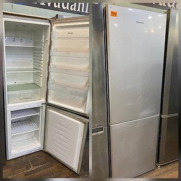 ucuz telefonlar gence: 2 qapılı Hisense Soyuducu Satılır, rəng - Gümüşü — 1