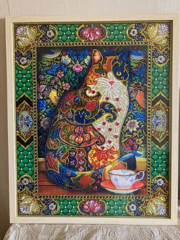 şəkil cərcivəsi: Ev üçün dekor. Hamsı əl işidir — 1