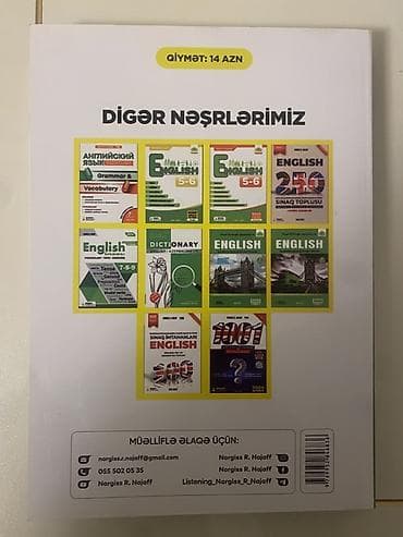 ingilis dili: Yenidir. İstifadə olunmayıb Məhsul: “İngilis Dili – Grammar & — 2