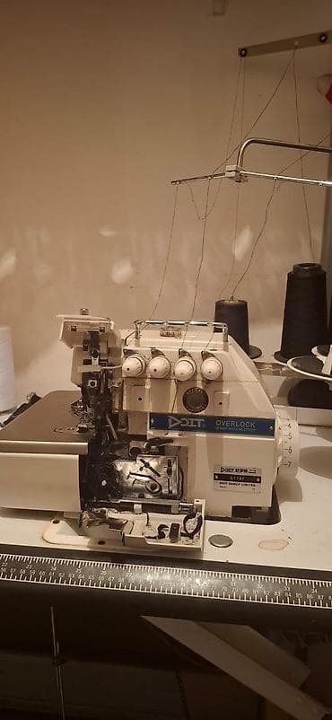 overlok makinesi: Interlok və gizli tikiş maşinibirdə ütü hec işlənməyib. Averlok düz — 5