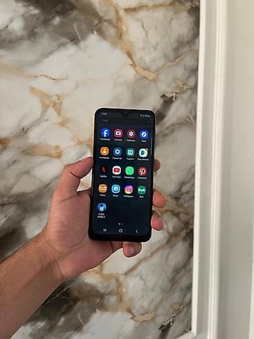 samsung s7 edge ekran: Samsung Galaxy A20, rəng - Qara, Barmaq izi — 3