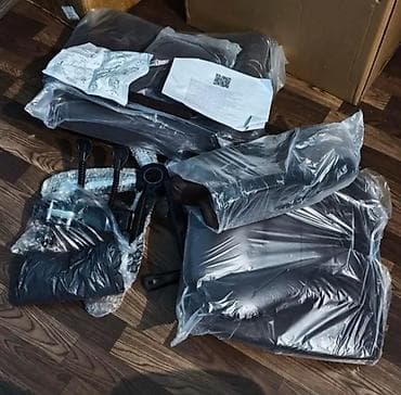 ofis kreslosu: Təkərli, Qolları tənzimlənmir, Süni dəri — 2