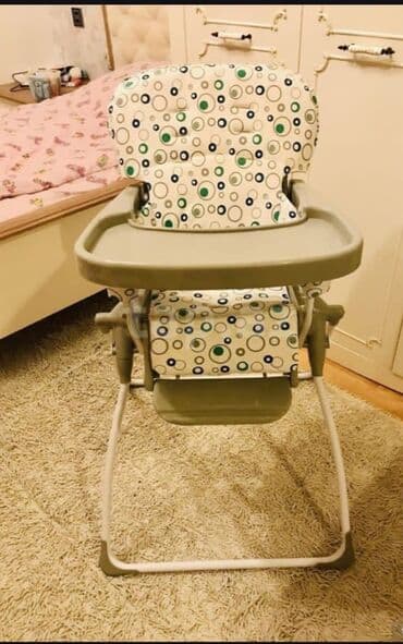 Oyuncaqlar: Mehra….Uşaq yemək stulu - Yemək masası var, üst tray çıxarıla bilən — 1